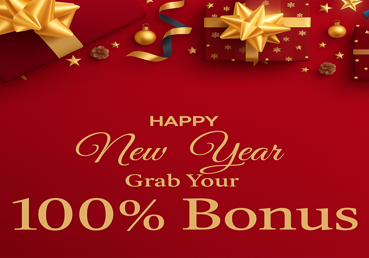 Celebrate New Year’s Day with a 100% Bonus at BitSpinVault!